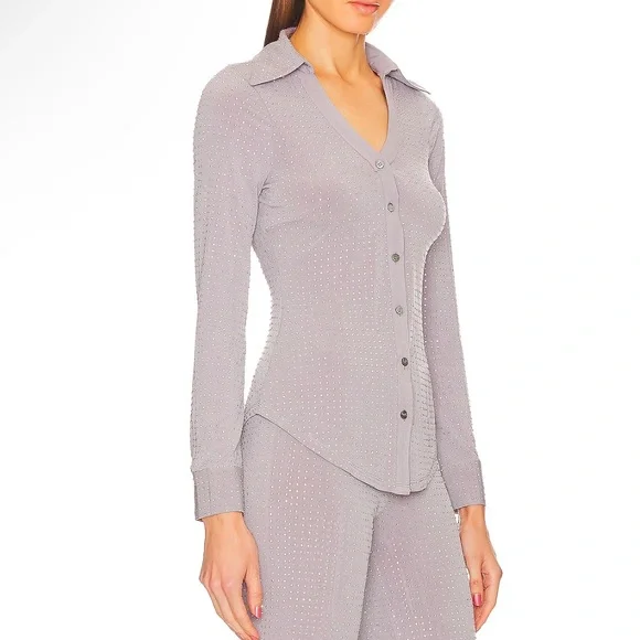 Song of Style Earnest Top & Sevyn Pant in Dove Grey NWT - Picture 2 of 13